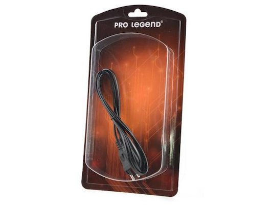 Кабель питания Pro Legend PL1403 для бытовой техники 2pin IEC320-C7 1.5 м